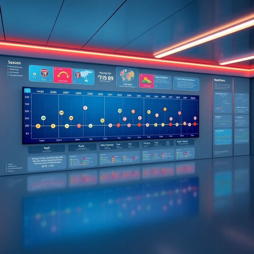 Техники визуализации побед в расписаниях команд для наглядного анализа результатов