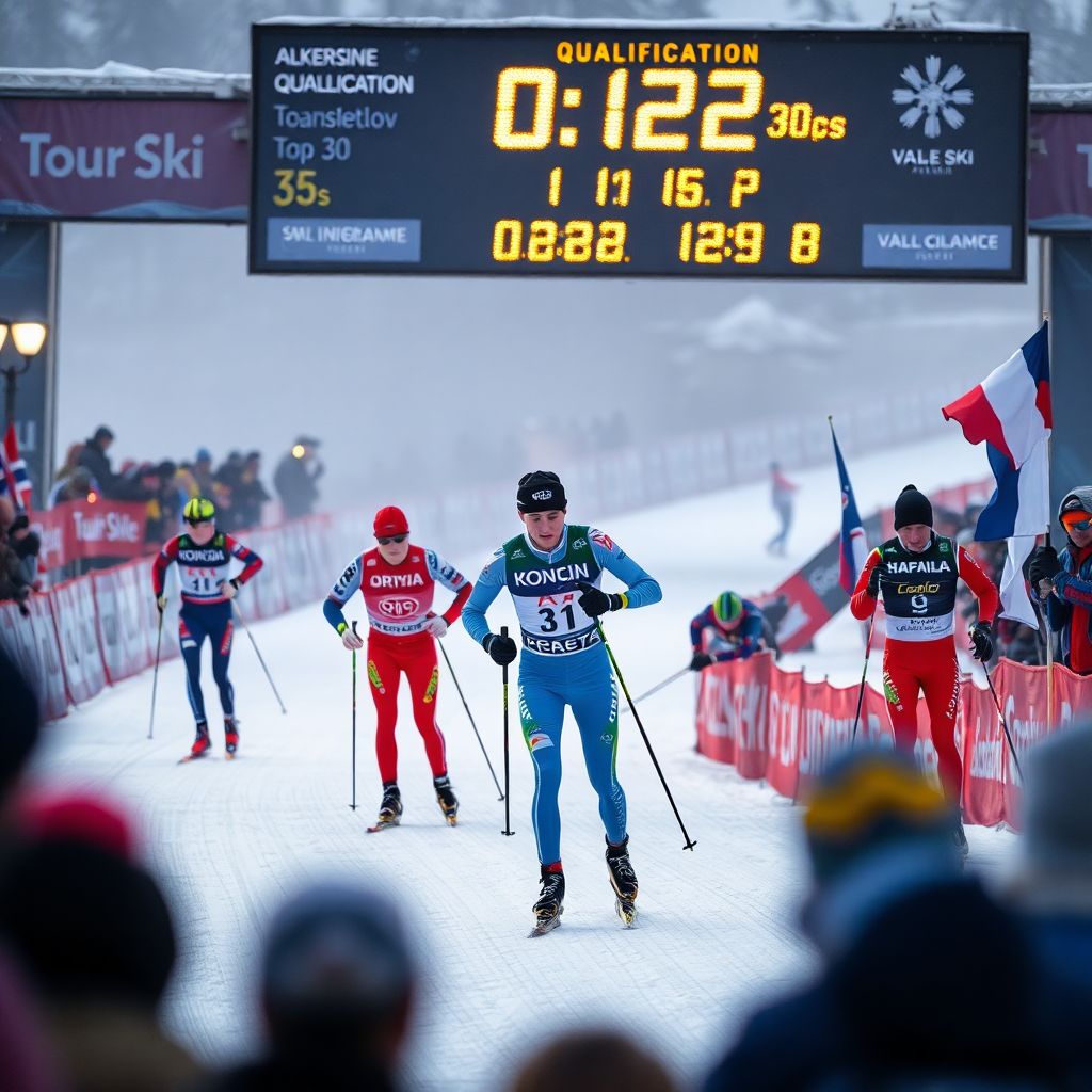 Коростелев в спринте Тур де Ски: 31‑е место и 0,12 секунды до плей‑офф