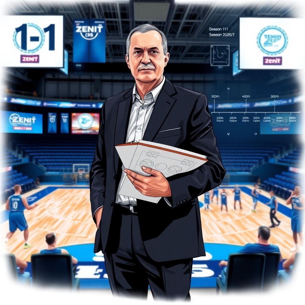 Деян Радоньич возглавил баскетбольный «Зенит» и подписал контракт 1+1