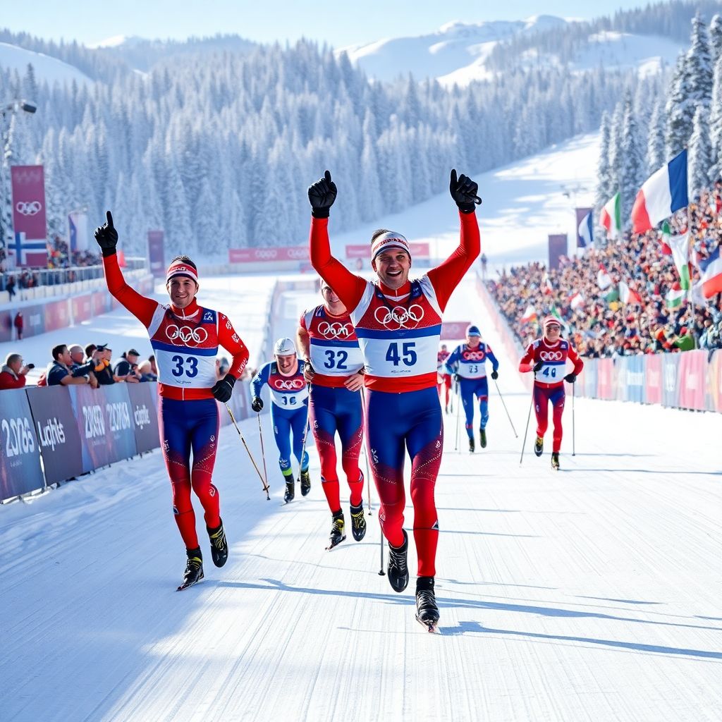 Сборная Норвегии по лыжным гонкам взяла золото эстафеты на Олимпиаде‑2026