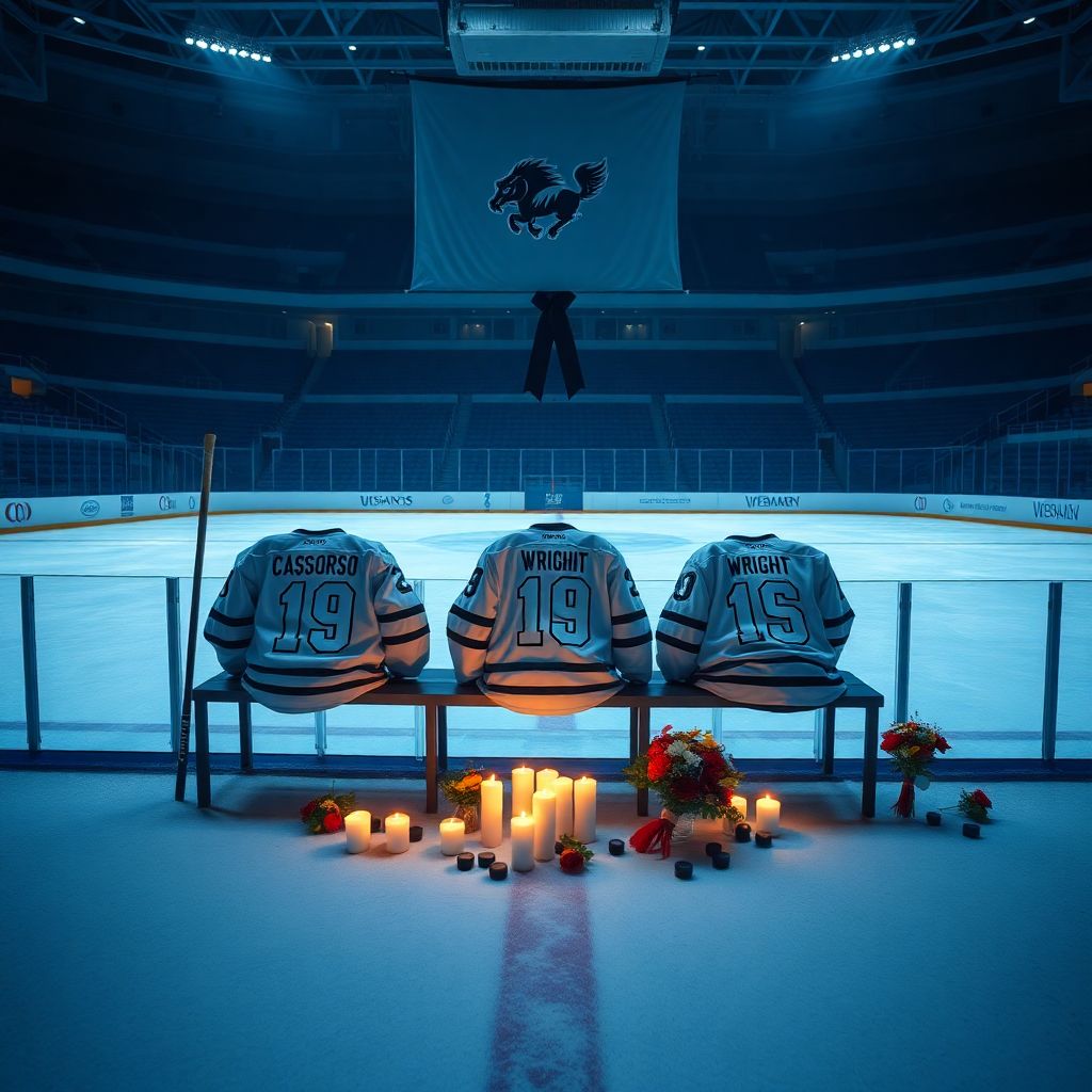 Три хоккеиста юниорской лиги погибли в ДТП по пути на тренировку