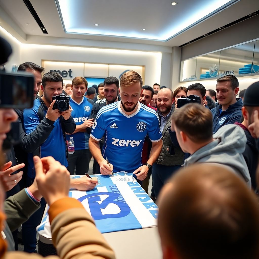 Зенит представил Игоря Дивеева в новом клубном магазине у Московского вокзала